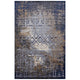 Blue Rust and Cream / 5x8