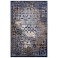Blue Rust and Cream / 8x10