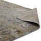 Silver Blue Beige and Brown / 5x8