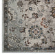 Silver Blue Beige and Brown / 5x8