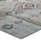 Silver Blue Beige and Brown / 5x8