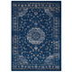 Moroccan Blue Beige and Ivory / 5x8