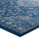 Moroccan Blue Beige and Ivory / 5x8