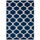 Moroccan Blue and Ivory / 8x10