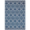 Moroccan Blue and Ivory / 8x10