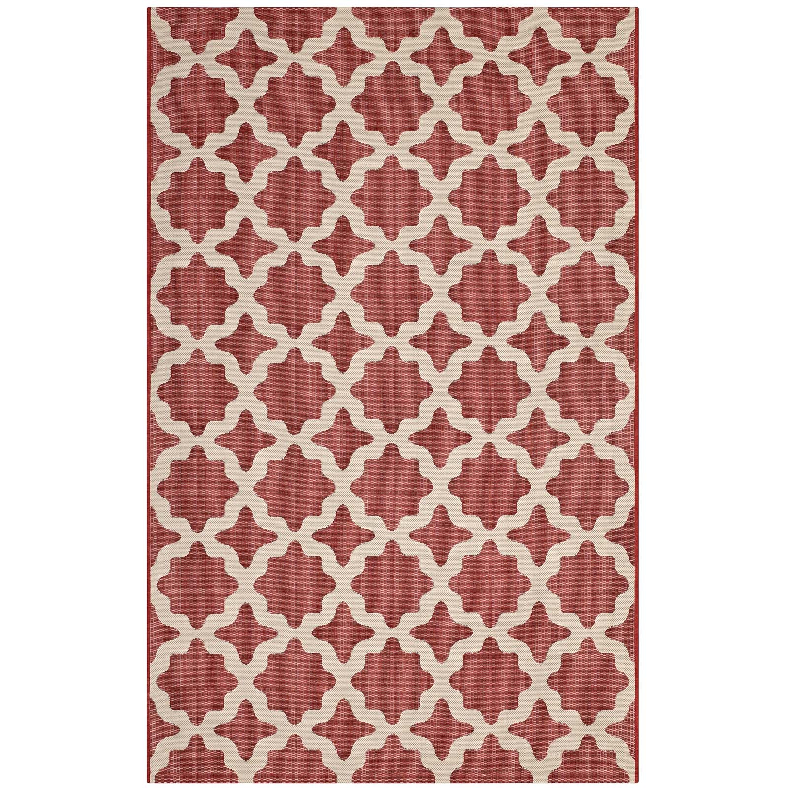 Red and Beige / 8x10
