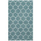 Aqua Blue and Ivory / 8x10
