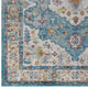 Light Blue Ivory Yellow Orange / 5x8