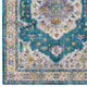 Blue Ivory Yellow Orange / 5x8