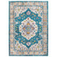 Blue Ivory Yellow Orange / 8x10