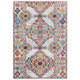 Ivory Blue Orange Yellow Red / 5x8