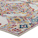 Ivory Blue Orange Yellow Red / 5x8