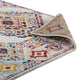 Ivory Blue Orange Yellow Red / 5x8