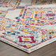 Ivory Blue Orange Yellow Red / 5x8