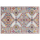 Ivory Blue Orange Yellow Red / 8x10