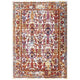 Ivory Blue Orange Yellow Red / 5x8