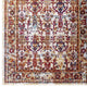 Ivory Blue Orange Yellow Red / 5x8