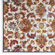 Ivory Blue Orange Yellow Red / 5x8