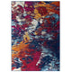 Blue Orange Yellow Red / 5x8
