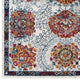 Ivory Blue Red Orange Yellow / 8x10