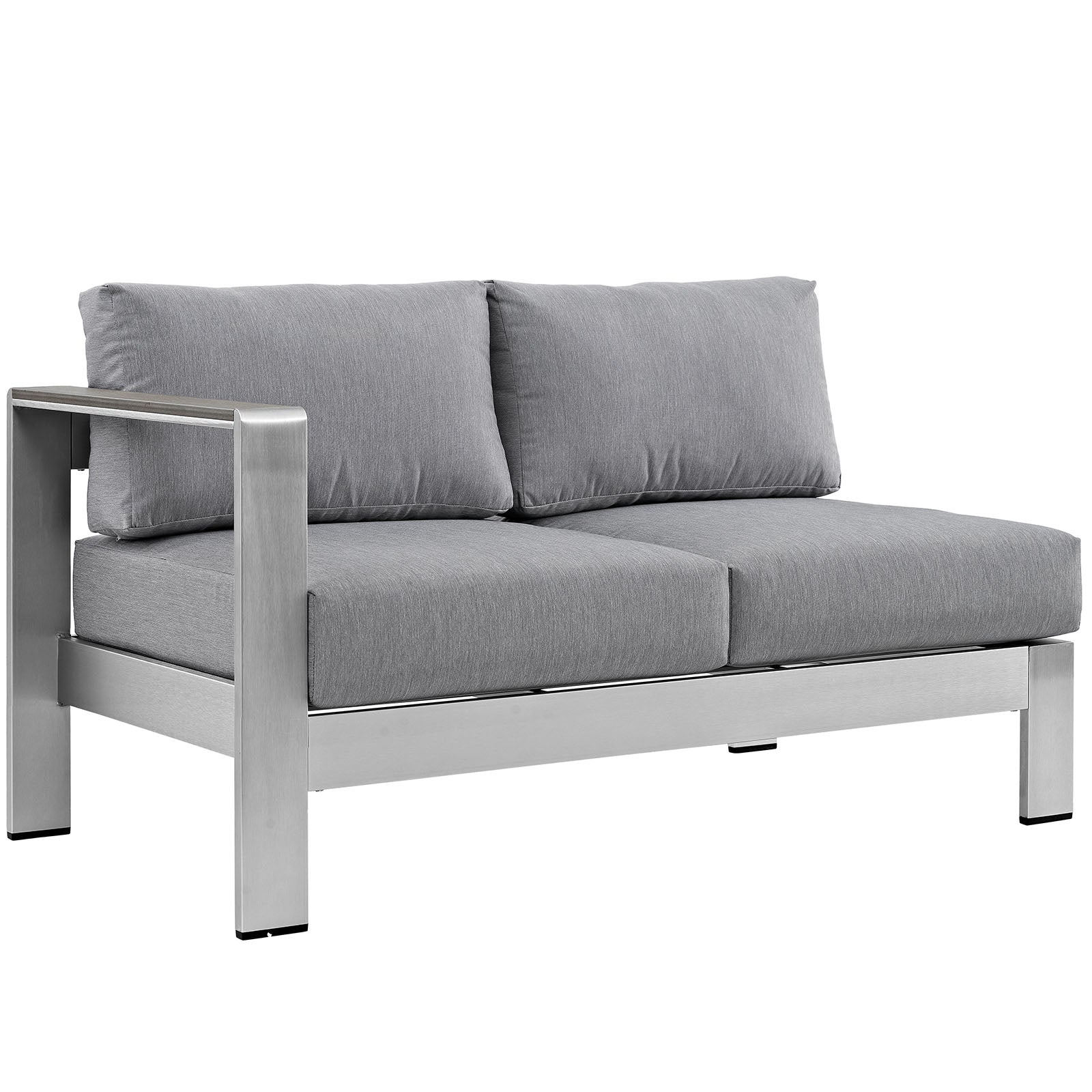 Shore Piece Outdoor Patio Aluminum Sectional Sofa Set
