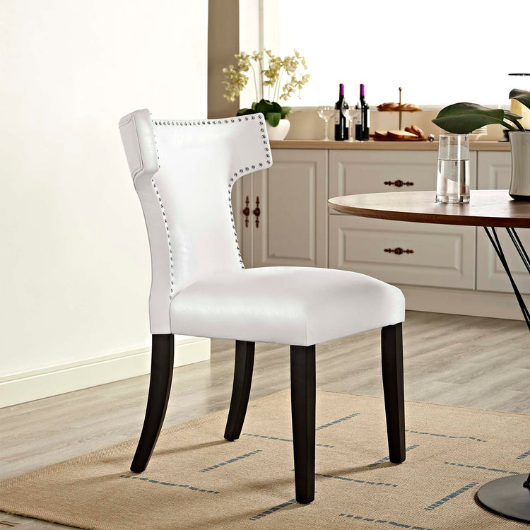 Modway curve best sale fabric dining chair