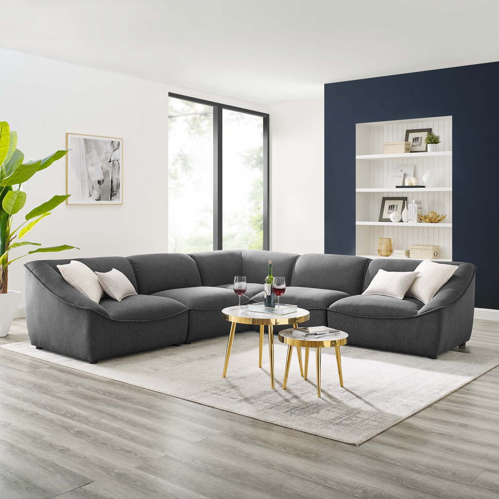 Comprise 5 Piece Sectional Sofa