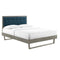 Willow Wood Platform Bed With Angular Frame