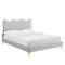 Current Performance Velvet Platform Bed