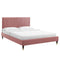 Peyton Performance Velvet Platform Bed