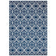 Moroccan Blue and Ivory / 8x10